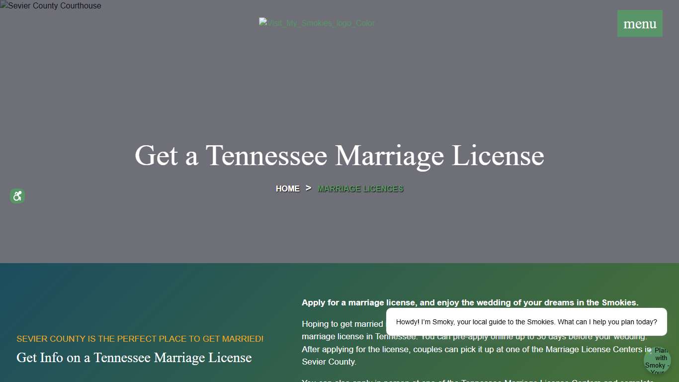 Tennessee Marriage License Information